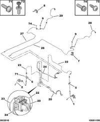 YL00336180-Hose assy-fr brake
