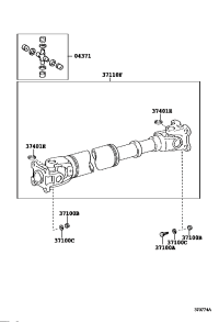 371100K010-SHAFT ASSY-REAR DRIVE