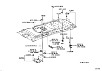 6330458F80A0-Trim sub-assy, roof lining, front
