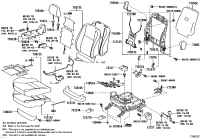 7153776020C0-Protector, seat cushion edge, front rh (for rh seat)