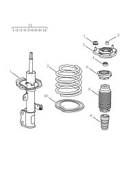 4013039200-Bracket assy-fr shock absorber