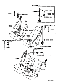 733505002003-Belt assy, lap
