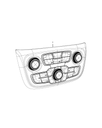 60928136-CENTER STACK VEHICLE FEATURE CONTROLS