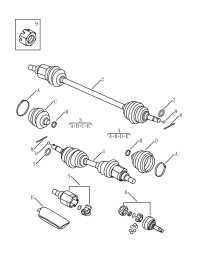4082031000-Shaft assy-cv drive lh