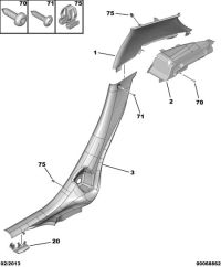 9016Z2-Garnish, floor side member