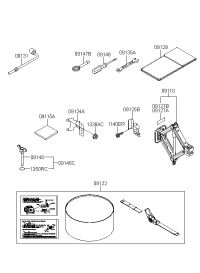 09148A9000-CLIP,AIR INLET GRILL
