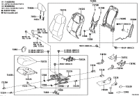 72158F4030-COVER, SEAT TRACK BRACKET, INNER LH
