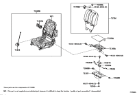 7131858030A0-Hook, front no.2 seat back