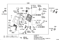 7149050E40A9-Back assy, lh (for separate type)