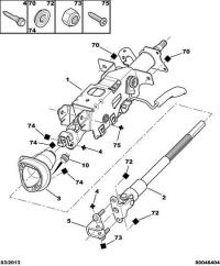 4103H8-Shaft, steering wheel