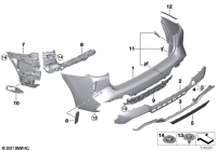 51125A40FC3-Finisher-bumper upr rr