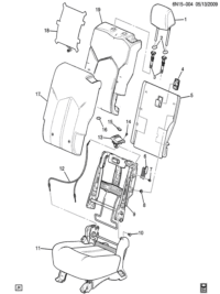 20924258-Headrest assy-rr seat