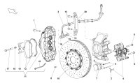 410615403C-BRAKE CALIPER HOUSING WITH PADS