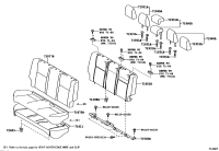 715030D420-PAD, REAR SEAT CUSHION