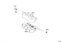 715030A121-PAD SUB-ASSY, RR