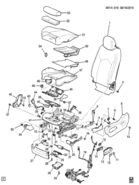 20927428-Fan, front seat cushion blower