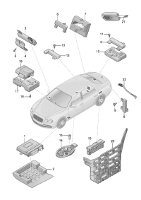3D0909137G-Admission and starting permit/control unit/! Only in the replacement of the whole! /! Immobilizer! /