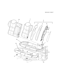 26205936-Pad, rr back (incl. 3-6,21)