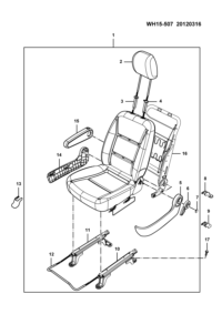 24564578-Separate seat assy-ctr
