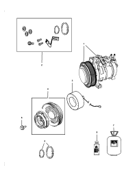 68084834AB-PULLEY HUB KIT A/C COMPRESSOR