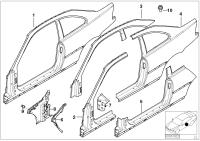 41218243099-Pillar assy-qtr lh
