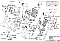7165176050-Pad, rr seat back (for separate type)