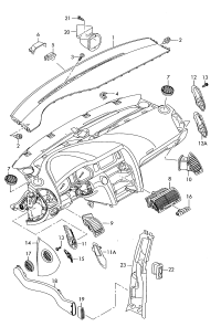 4L18199231GK-Grille/breather