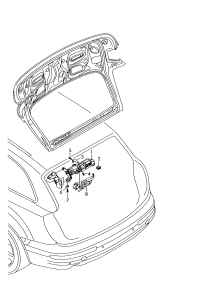 4L0827851C-Drive unit for tail lid companion: companion as needed: