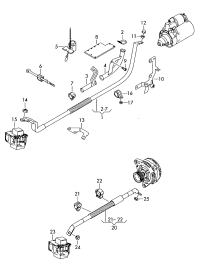 4L0971228K-Harness, starter