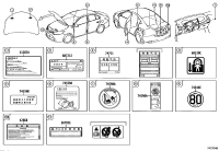 887230D080-Label, cooler service caution, no.2