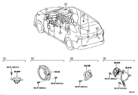8616108120-Bracket, speaker mounting, no.1