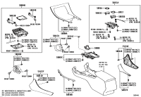 5883707030C2-Pad, console box silencer, no.2