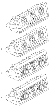 4L0820043AG-Operation & display unit-climtronic
