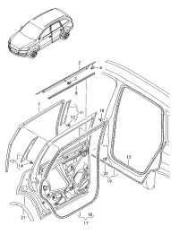 4L0839477-Weatherstrip, window