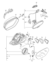 4G8857527BGRU-Shroud-outside mirror