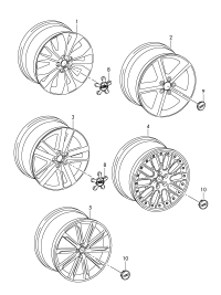 4L0601025BD-Wheel rim: