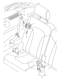 4L0857811TPU-Three-point seatbelt