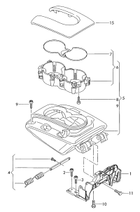 4L0864205-Armrest assy-ctr