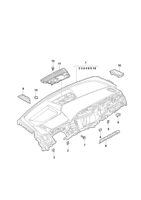 89D857001A-Panel, w/duct