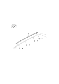 89D860022A-Rack assy-roof rack