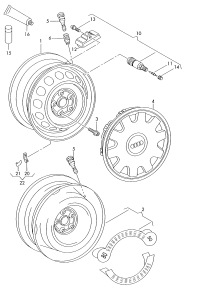8E0601027D03C-Wheel rim