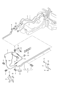 4F0201511D-Fuel filter with pressure regulator deviation may be obscured:
