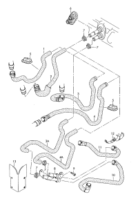 8E1819371AA-Coolant hose