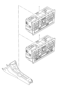 8E0820043BL-Display and operation unit and control unit of electronic control air conditioner