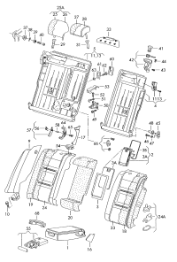 8E9886177A-Bracket, split back ctr