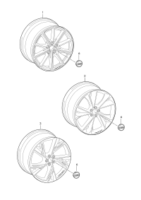 4K0601025S-Wheel rim: