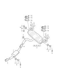 8S0253826A-Deflector, exhaust tail pipe