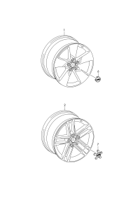 8S0601025-Wheel rim: