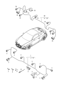 8S0971104A-Harness, bumper