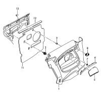 8T0867043AH-Trim, quarter (leather)